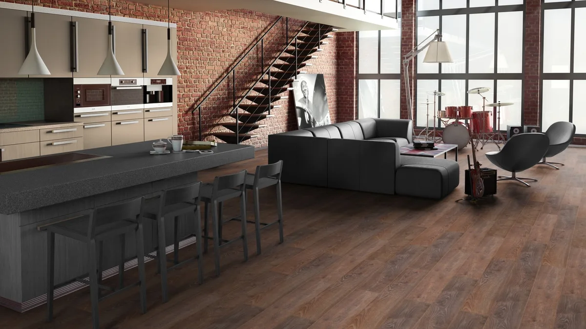 Ламинат Tarkett Estetica Oak Natur dark brown 504015032 1292×194×9