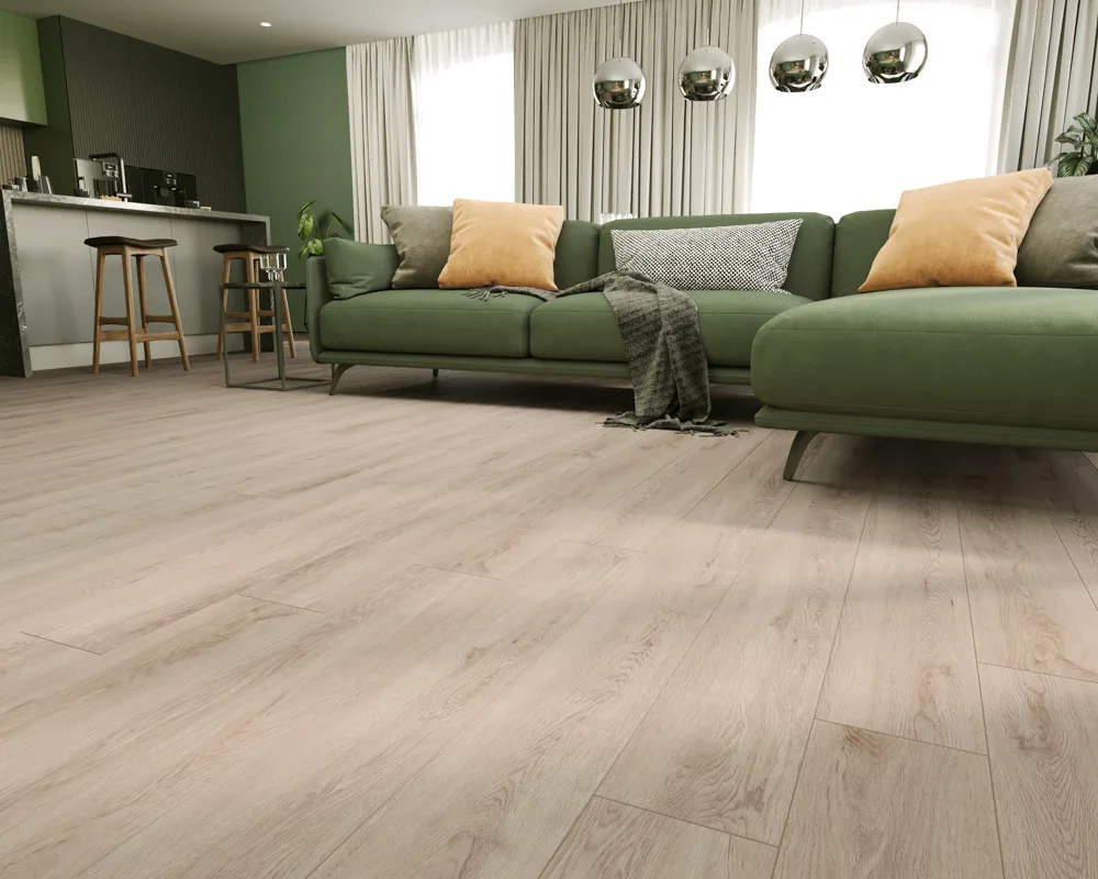 Кварцвиниловый SPC ламинат Cronafloor Wood Дуб Клайпеда XJ1106-13 1200×180×4