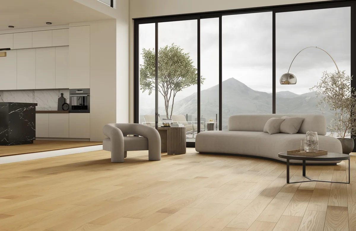 Композитная паркетная доска Quartz Parquet Классик Дуб медовый раф 463 400-1220×152×5