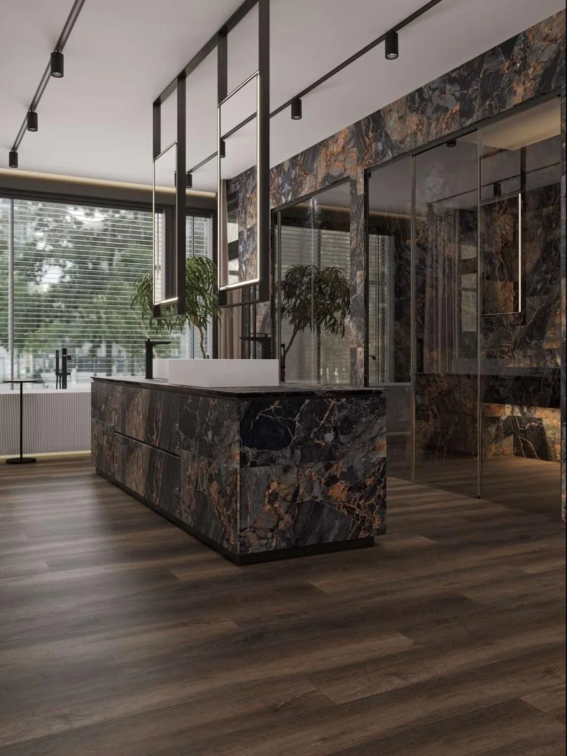 Кварцвиниловая плитка Alpine Floor клеевая Ultra Дуб Левитан ЕСО 5-43 1219,2×184,15×2
