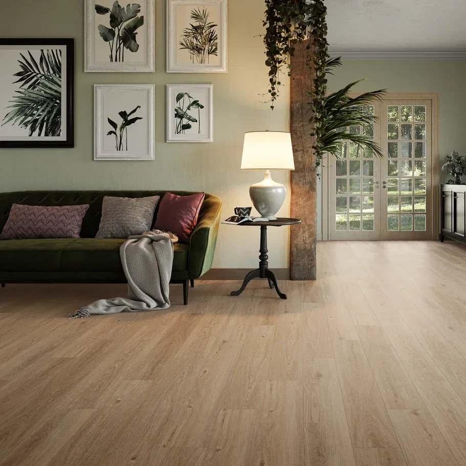 Кварцвиниловая плитка Invictus клеевая Primus Plank Sherwood Oak Mink 1219×178×2