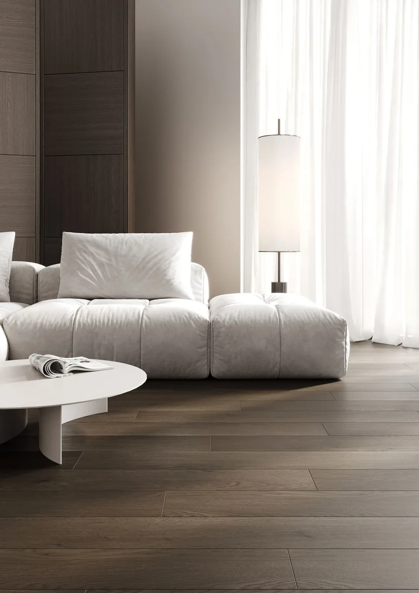 Кварцвиниловый SPC ламинат Fargo Bevel Дуб Латина 50-2123-47 1220×182×6