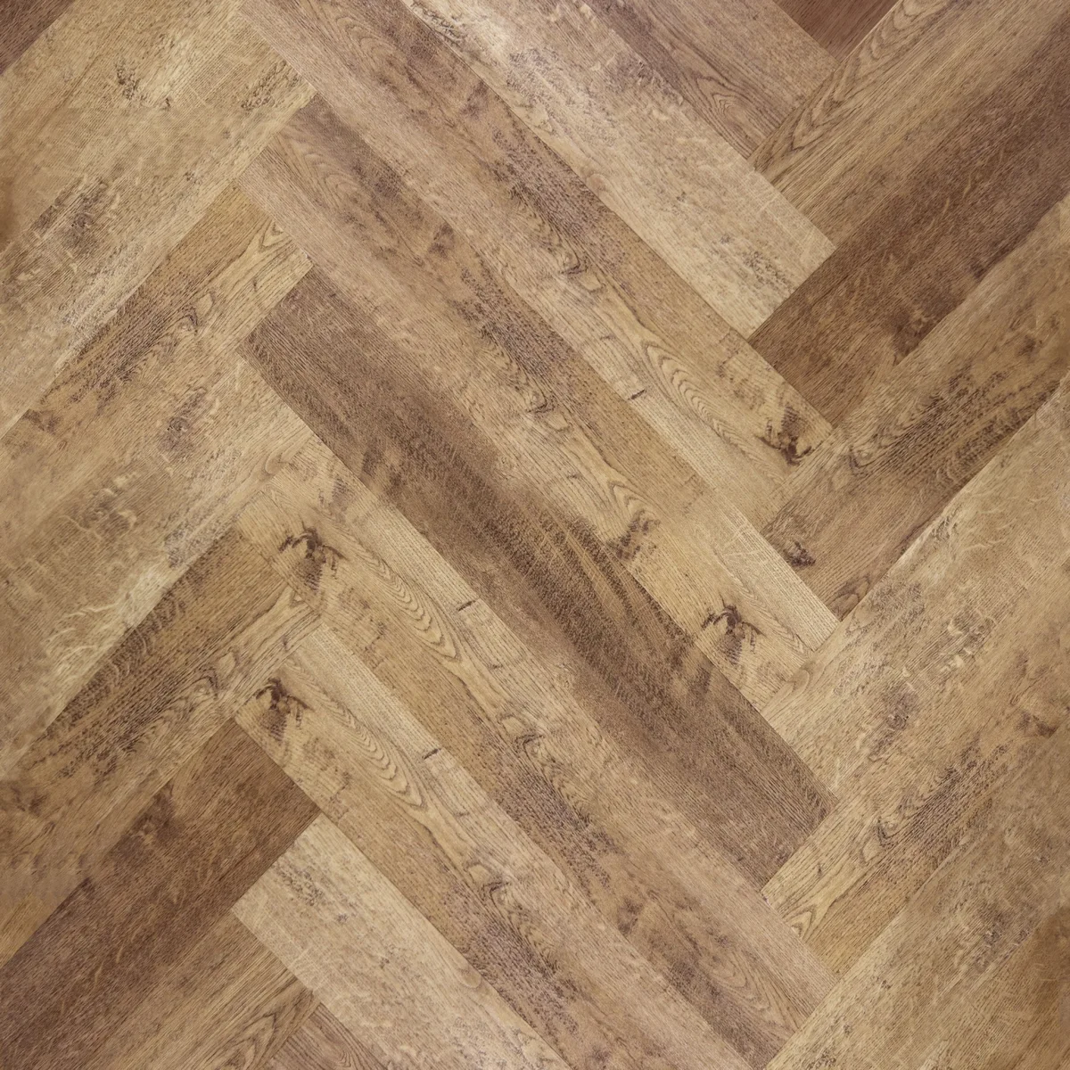 Кварцвиниловый SPC ламинат Vinilam Parquet Herringbone Паркет Версальский IS11177 венгерская елка 720×120×6,5