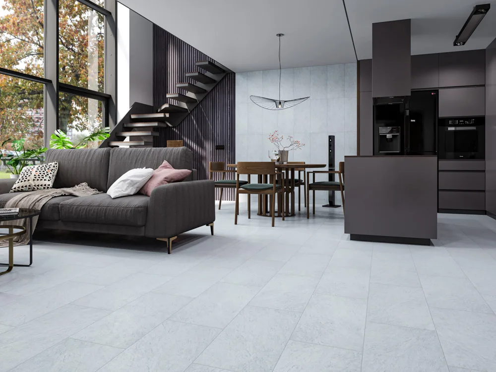 Кварцвиниловый SPC ламинат Cronafloor Stone Саломон XJ87027 600×300×4