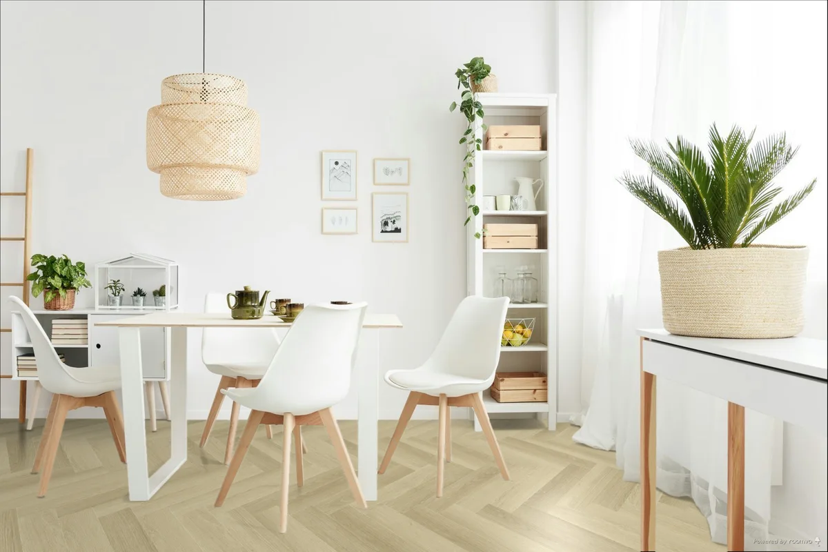 Кварцвиниловая плитка Fargo клеевая Parquet LVT Дуб Самуи 22-201052-02 венгерская елка 595×119×2,5