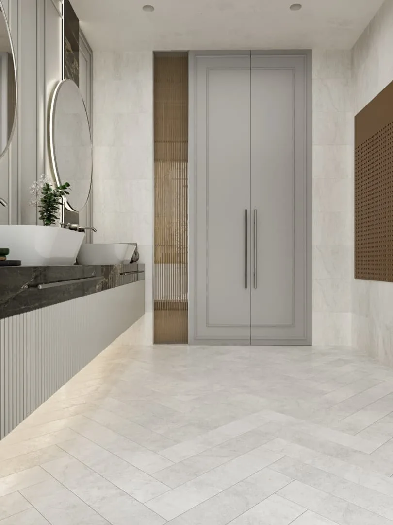 Кварцвиниловый SPC ламинат Alpine Floor Адамант Паркет Элдгея ECO 31-9-R венгерская елка 600×125×5