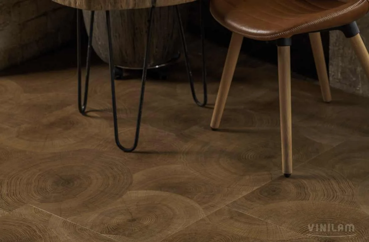 Кварцвиниловая плитка Vinilam клеевая Ceramo Stone Glue Дуб Натуральный 61601 950×480×2,5