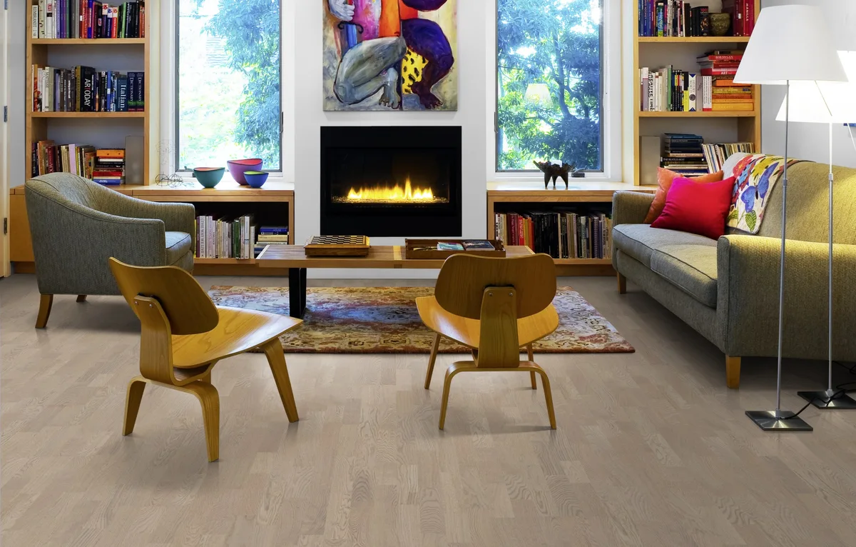 Паркетная доска Kahrs Люмен Дуб Сумерки Twilight 153N3BEKD4KW240 Variation 2423×200×15