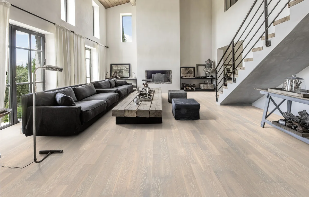 Паркетная доска Kahrs Гармония Дуб Сливки Cream 152N7BEK0WKW240 Variation 2423×200×15