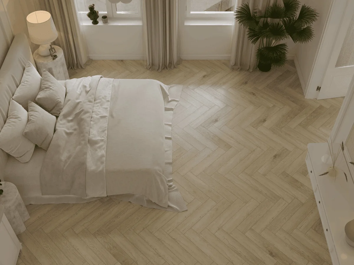 Кварцвиниловый SPC ламинат Norland Parquet S Buton 1055-17 венгерская елка 600×125×4