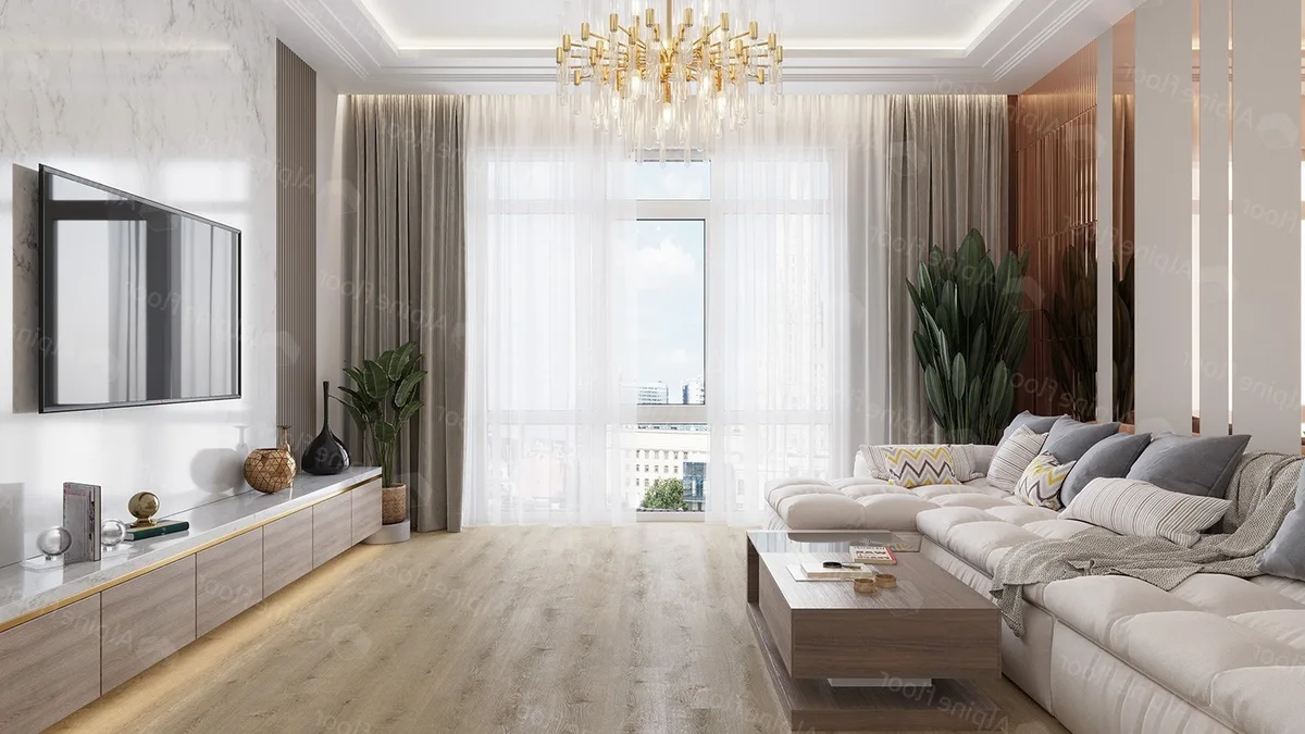 Кварцвиниловый SPC ламинат Alpine Floor Solo Plus Комодо ECO 14-701 1220×183×4