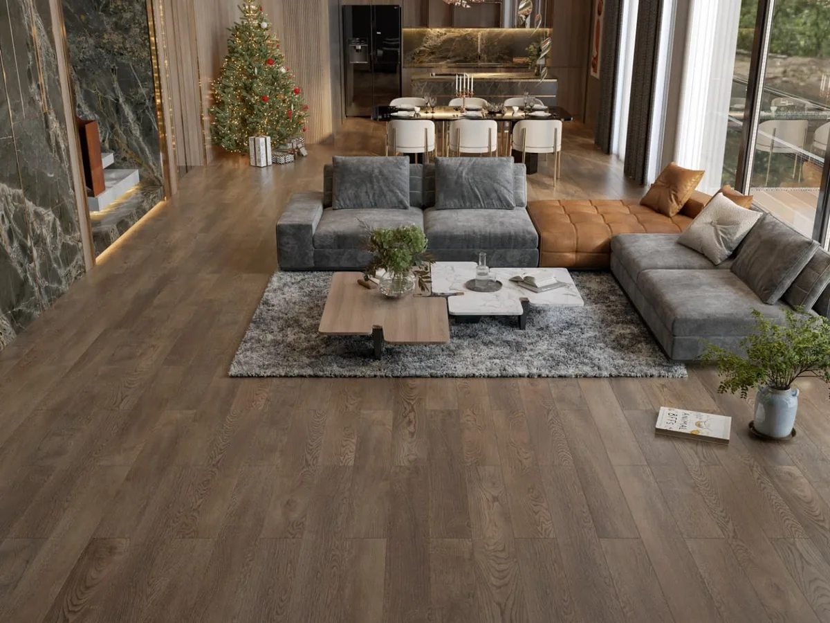 Кварцвиниловый SPC ламинат Alpine Floor Титан 6 Барит ECO 28-1-R 1220×183×6