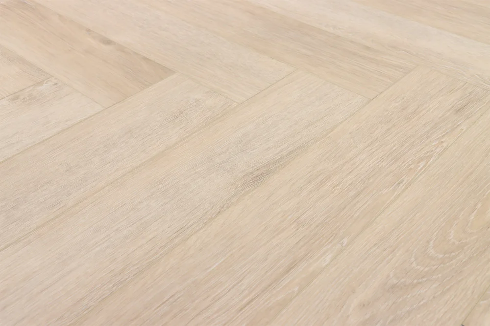 Кварцвиниловый SPC ламинат Cronafloor Herringbone Дуб Дижон H010 венгерская елка 640×128×4,5