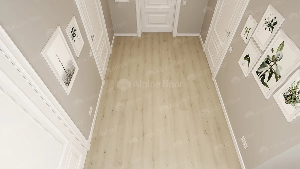 Кварцвиниловый SPC ламинат Alpine Floor Solo Plus Ададжио ECO 14-401 1220×183×4