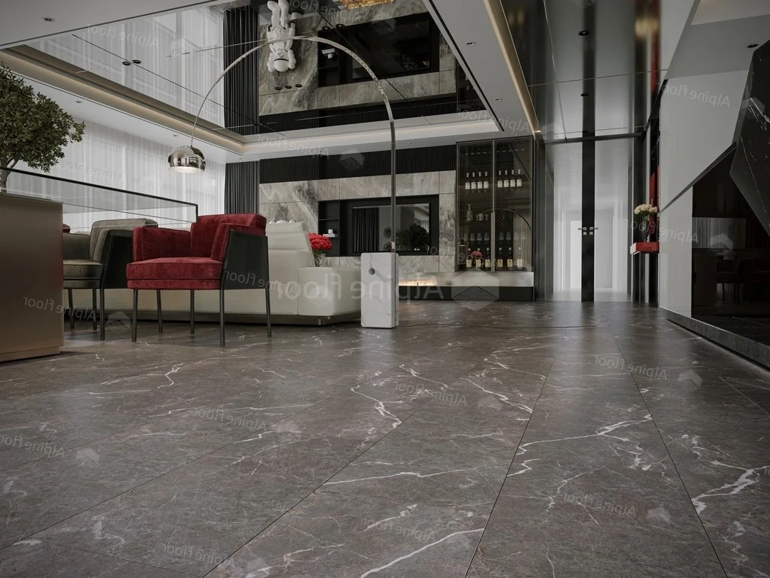 Кварцвиниловый SPC ламинат Alpine Floor Stone Mineral Core Сторм ECO 4-29 609,6×304,8×4