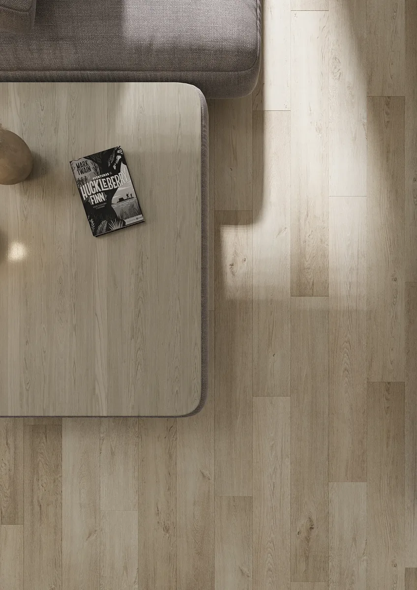 Ламинат AlixFloor Natural Line Дуб Светло-Коричневый Сантана ALX491 1261×133×12
