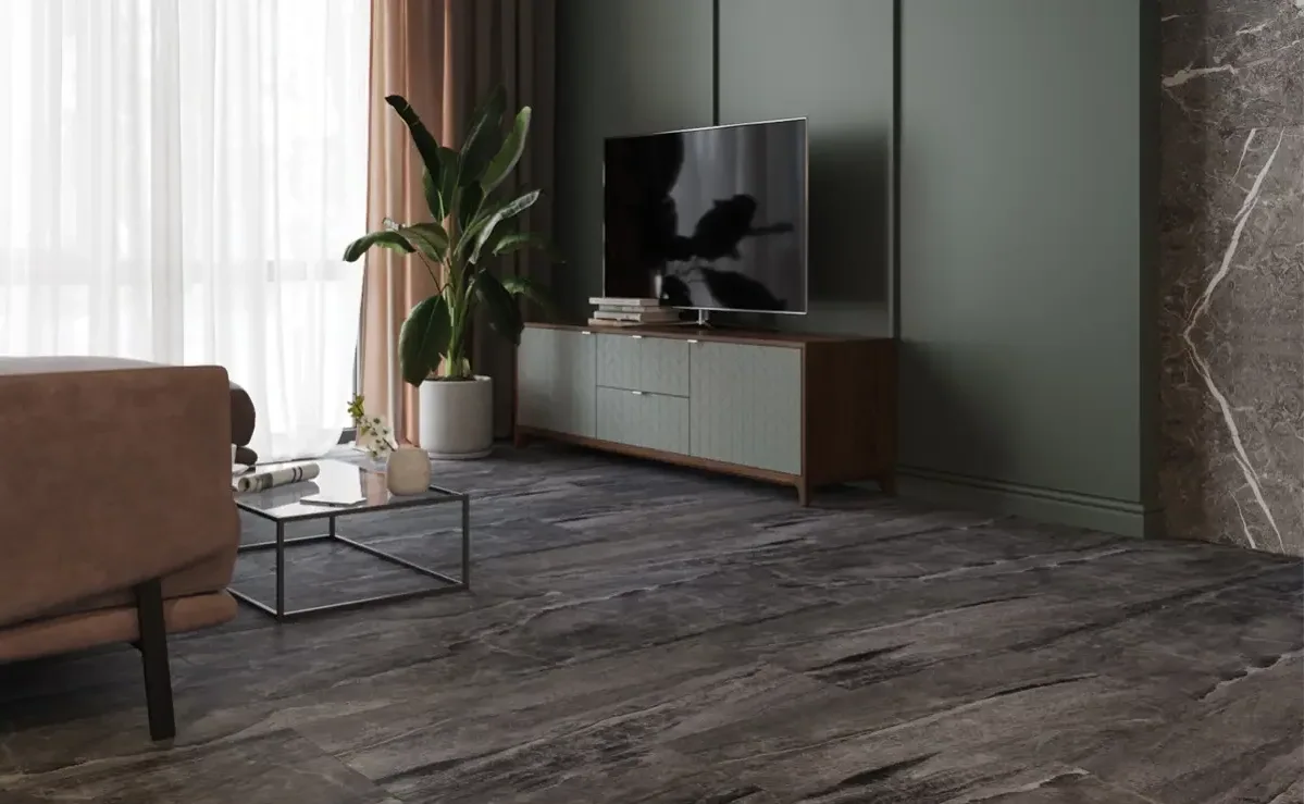 Кварцвиниловая плитка Vinilam клеевая Ceramo Stone Glue Колумбийский Камень 91906 950×475×2,5