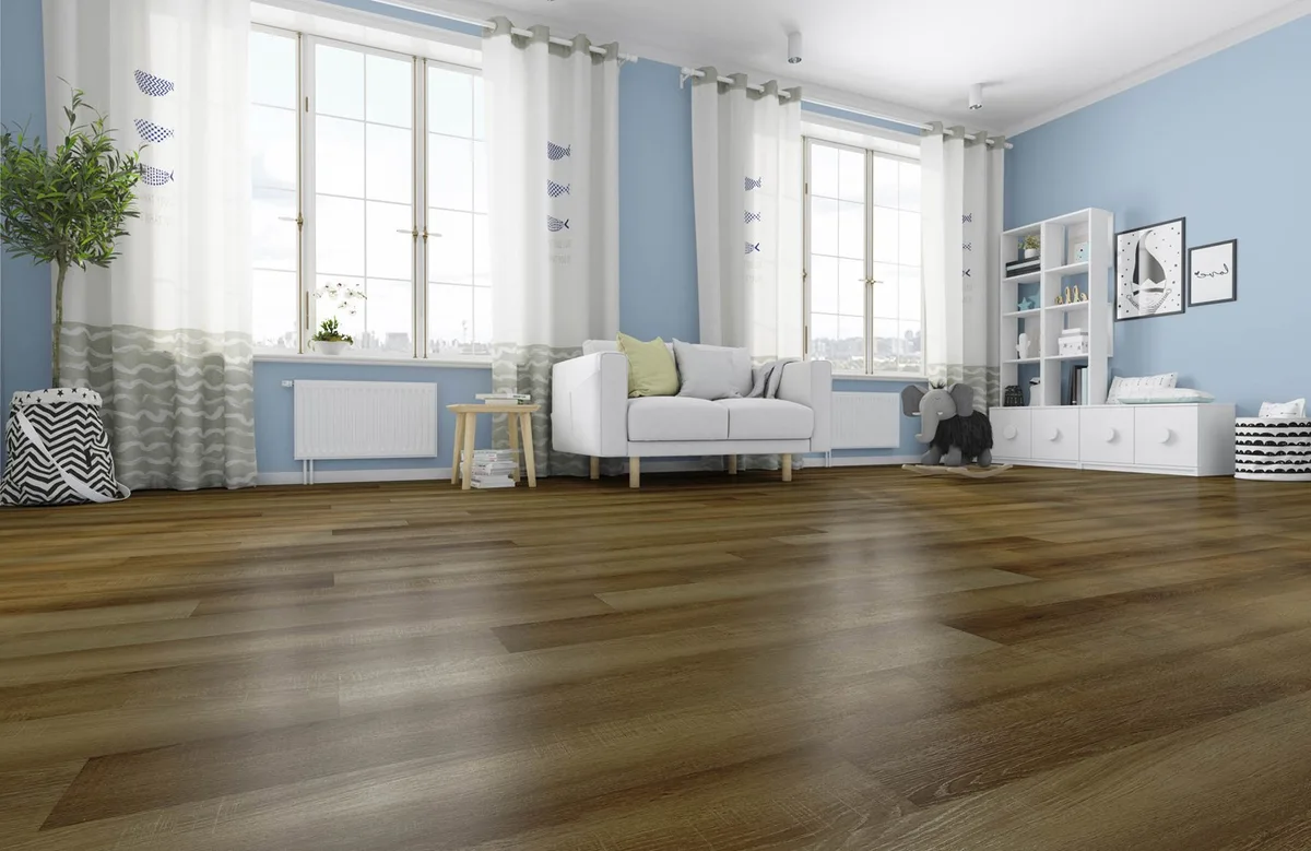 Кварцвиниловый SPC ламинат Fargo Comfort Дуб Чикаго 69W921 1220×150×4