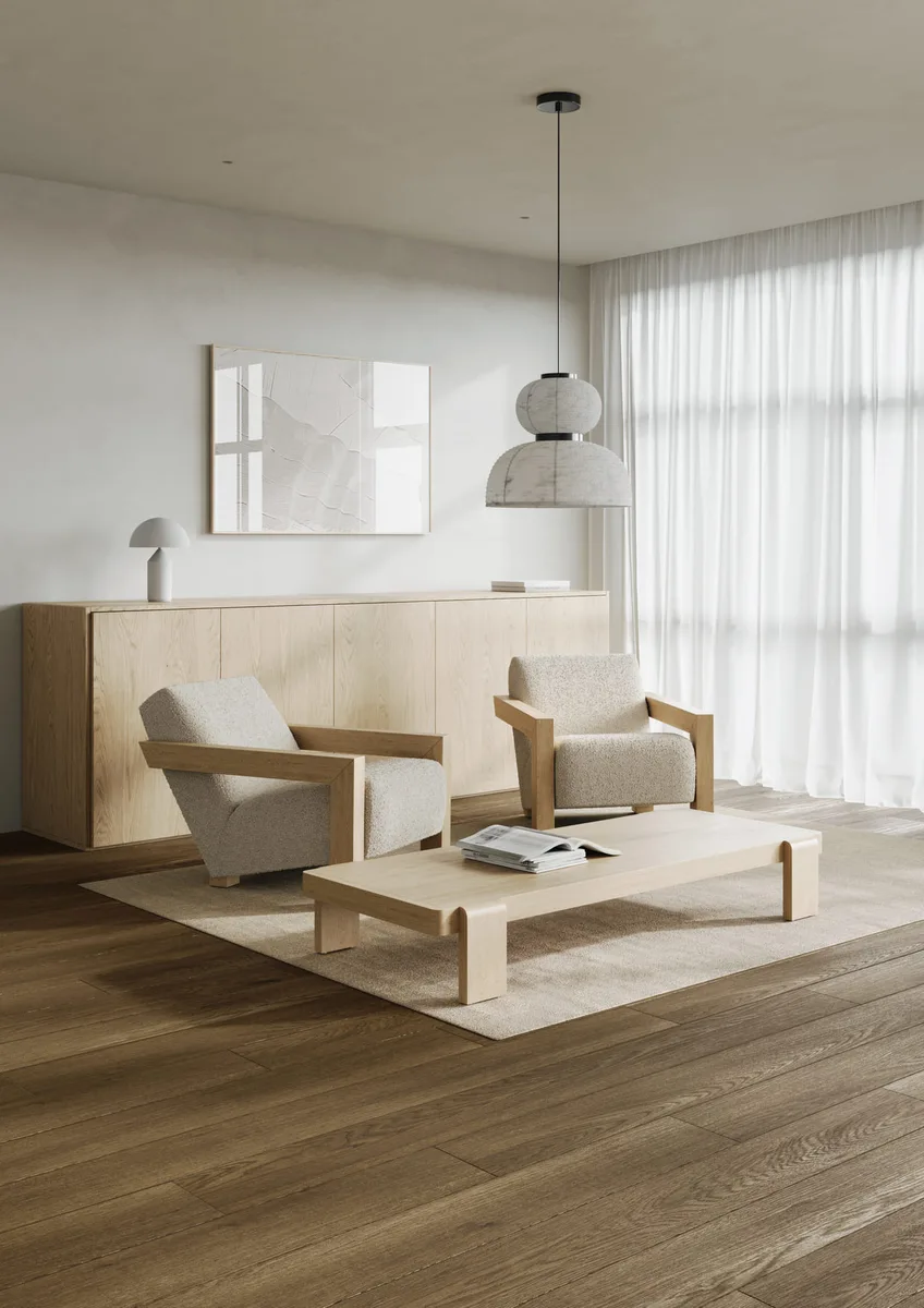 Кварцвиниловый SPC ламинат Fargo Bevel Дуб Кастилия 50-2123-40 1220×182×6