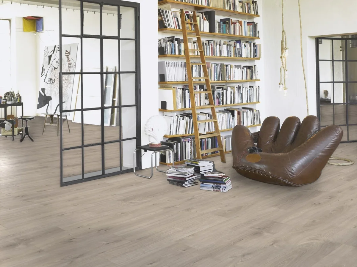 Ламинат Parador Basic 600XS Дуб Мистраль серый 1744356 1285×243×8