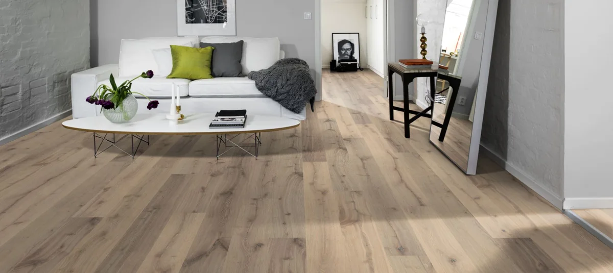 Паркетная доска Kahrs Променад дуб Луче Luce 151NDMEK11KW240 Dynamic 2420×187×15