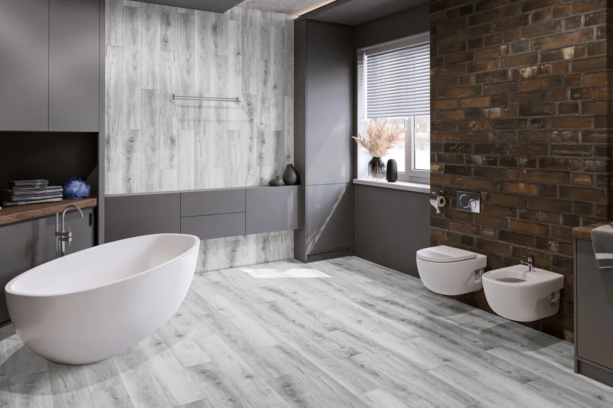 Кварцвиниловый SPC ламинат Damy Floor Family Дуб Альпийский 1536-2 1220×180×4