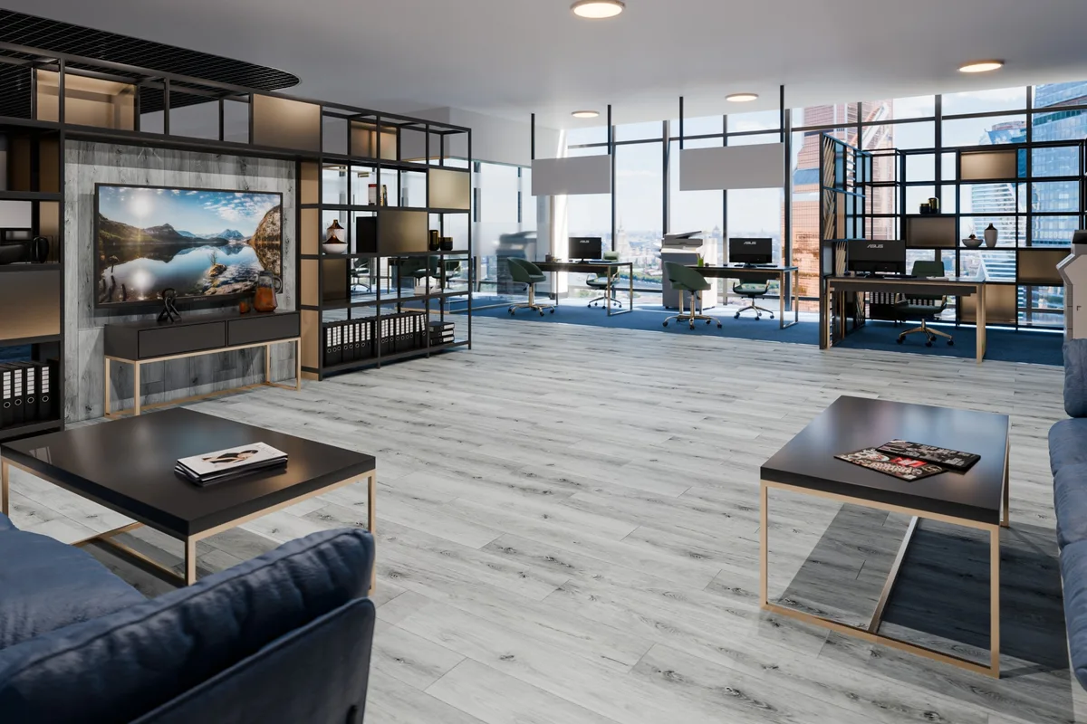 Кварцвиниловый SPC ламинат Damy Floor Family Дуб Альпийский 1536-2 1220×180×4
