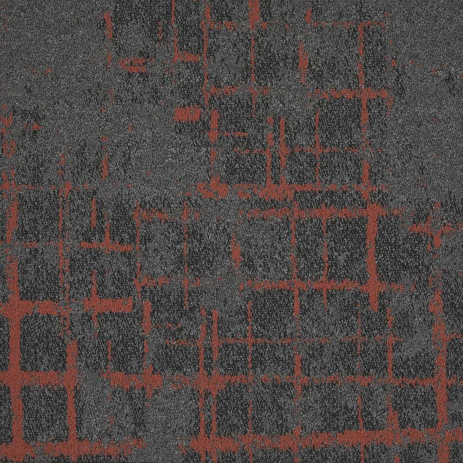 Ковровая плитка Associated Weavers Macro Tile цвет 91 Sunset 500×500×6