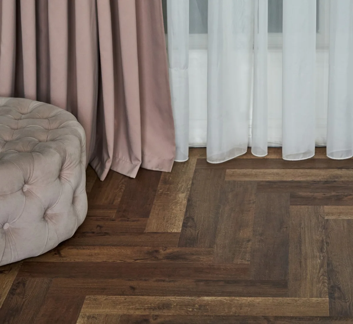 Кварцвиниловая плитка Vinilam клеевая Parquet Herringbone Glue Паркет Версальский GD11177 венгерская елка 762×152,4×2,5