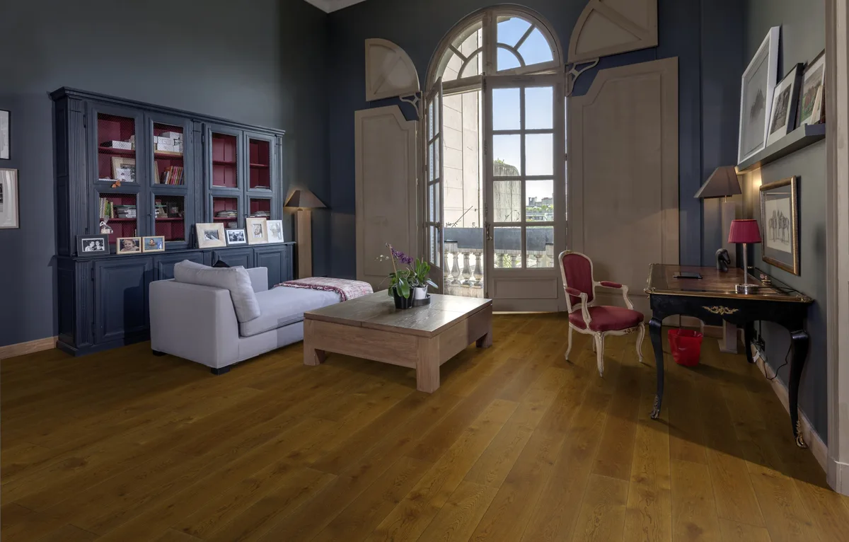 Паркетная доска Kahrs Новая классика Дуб Янтарь Nouveau Rich 151N8AEKQ1KW240 Lively 2420×187×15