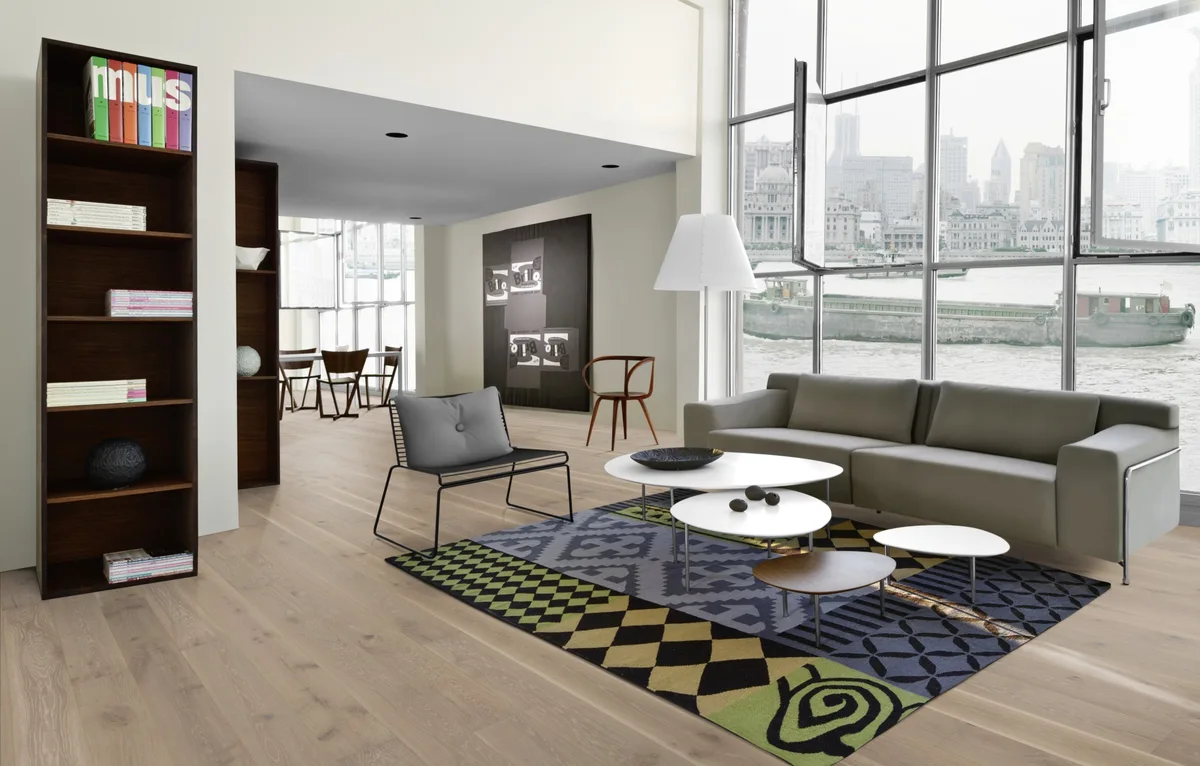Паркетная доска Kahrs Новая классика Дуб Серый Nouveau Gray 151NAYEKD1KW240 Lively 2420×187×15