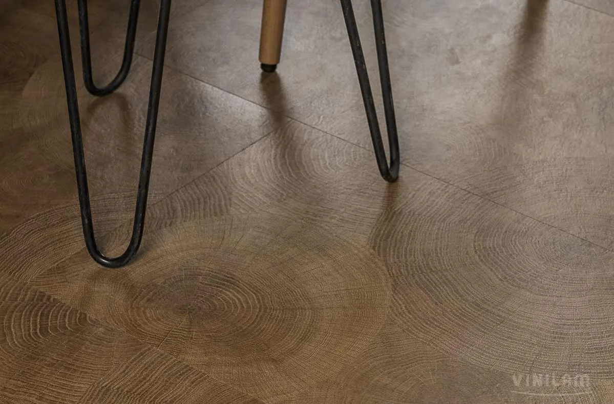 Кварцвиниловая плитка Vinilam клеевая Ceramo Stone Glue Дуб Натуральный 61601 950×480×2,5
