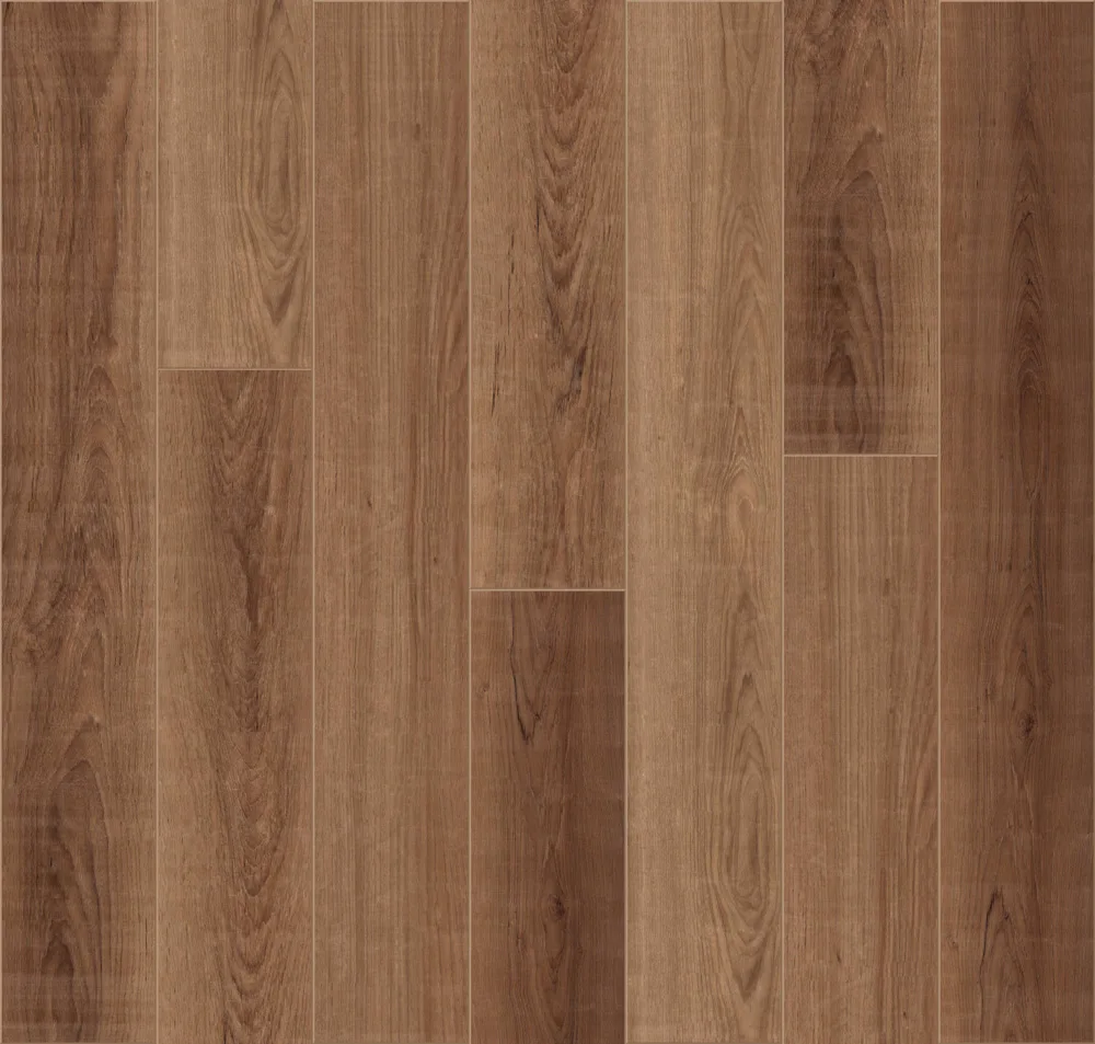 Кварцвиниловый SPC ламинат Cronafloor Grand Sequoia Дуб Шоколадный 1200×180×5