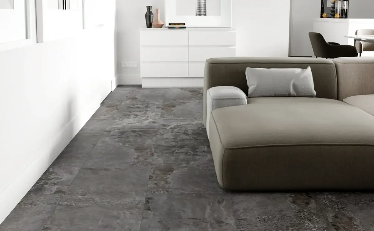 Кварцвиниловая плитка Vinilam клеевая Ceramo Stone Glue Перуанский Камень 91908 950×475×2,5