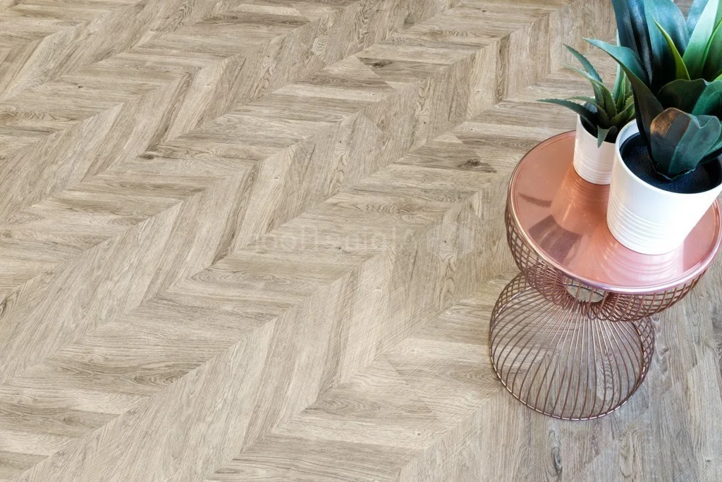 Кварцвиниловая плитка Alpine Floor клеевая Easy Line Французская Елочка ECO 3-25 1219,2×228,6×3