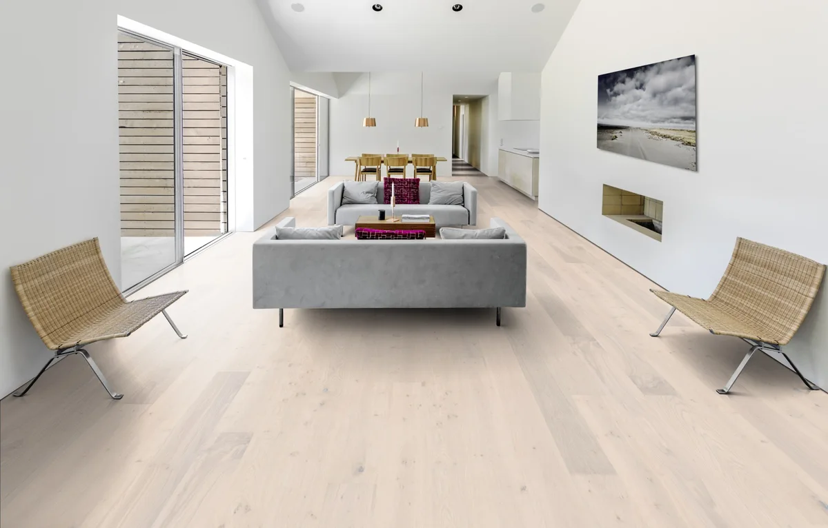 Паркетная доска Kahrs Люкс Дуб Небо Sky 151N8AEKB4KW240 Lively 2420×187×15
