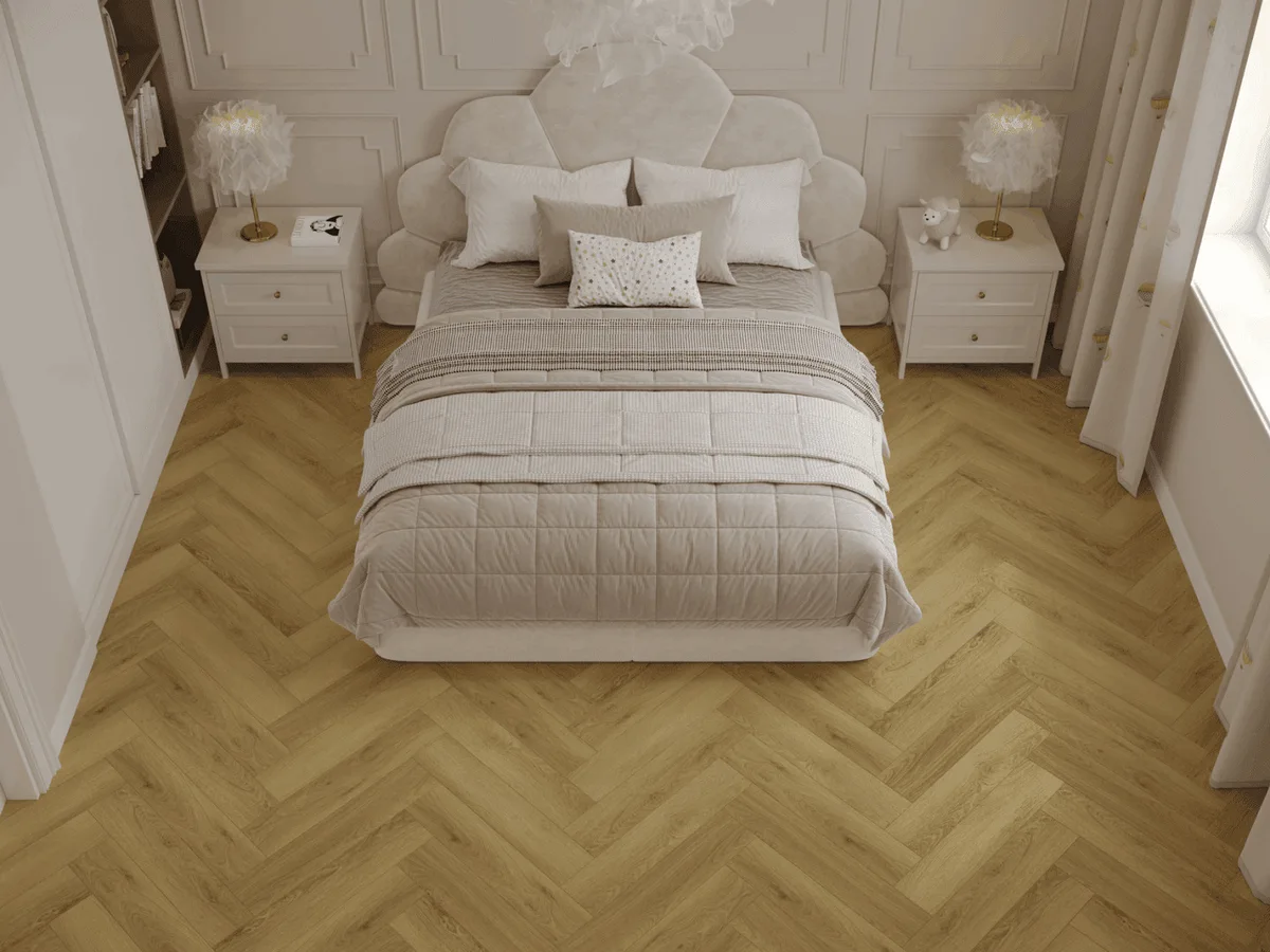 Кварцвиниловый SPC ламинат Norland Parquet S Vuoksa 1055-8 венгерская елка 600×125×4