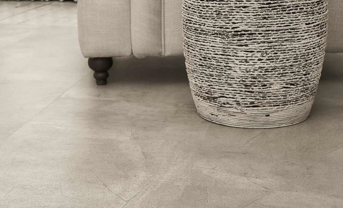 Кварцвиниловый SPC ламинат Vinilam Ceramo Stone Бетонная смесь 61603 940×470×8
