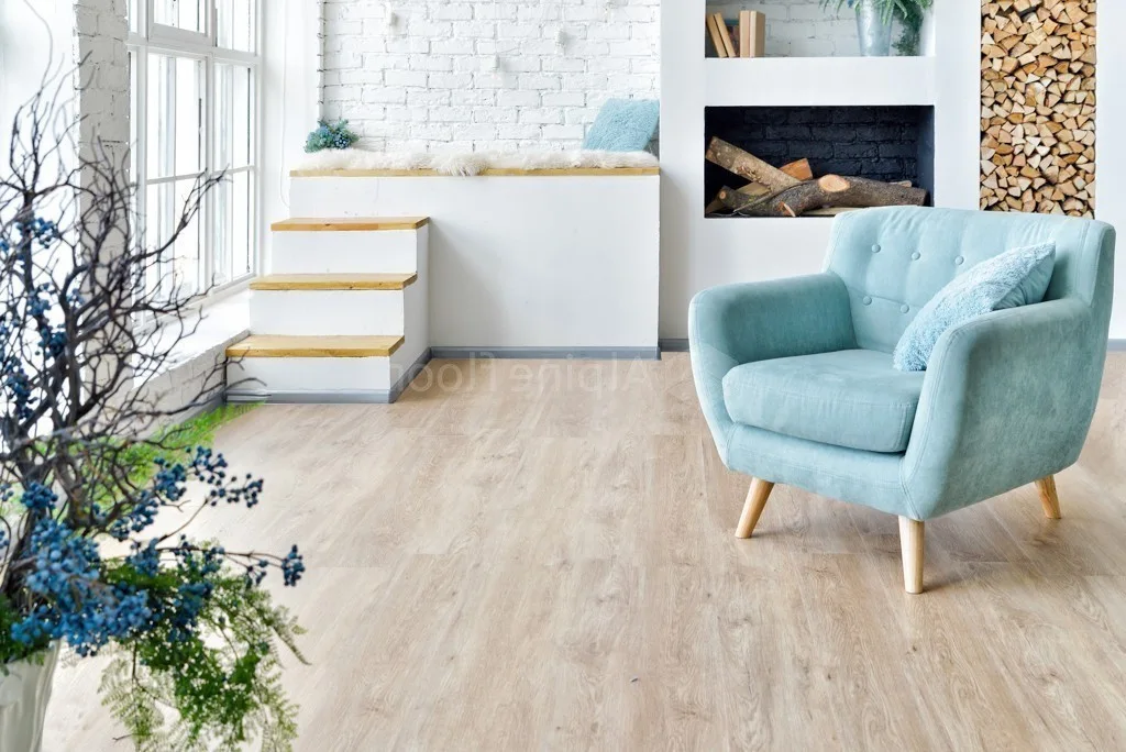 Кварцвиниловая плитка Alpine Floor клеевая Ultra Дуб Кремовый ECO 5-23 1219,2×184,15×2