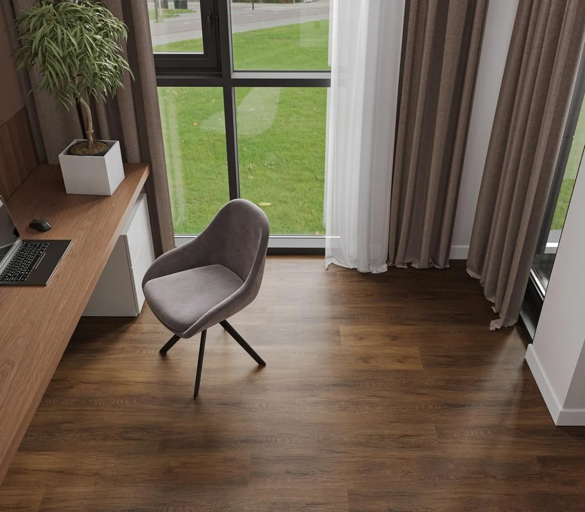 Кварцвиниловая плитка Alpine Floor клеевая Ultra Дуб Казимир ЕСО 5-40 1219,2×184,15×2