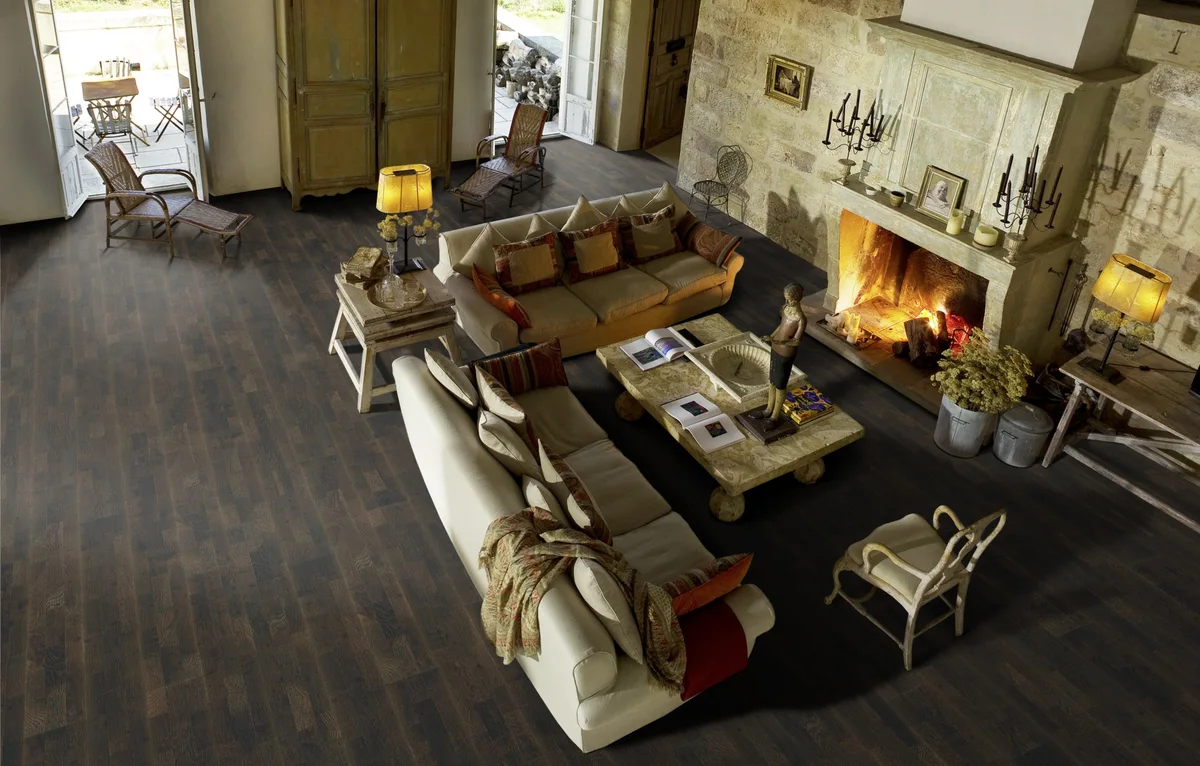 Паркетная доска Kahrs Гармония Дуб Лава Lava 153N6CEK1JKW240 Lively 2423×200×15