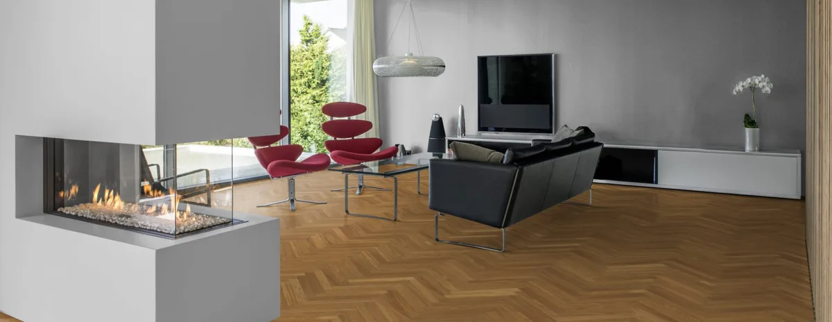 Инженерная доска Kahrs Дуб AB Natural 111PABEKF0KE600 Calm венгерская елка 600×120×11