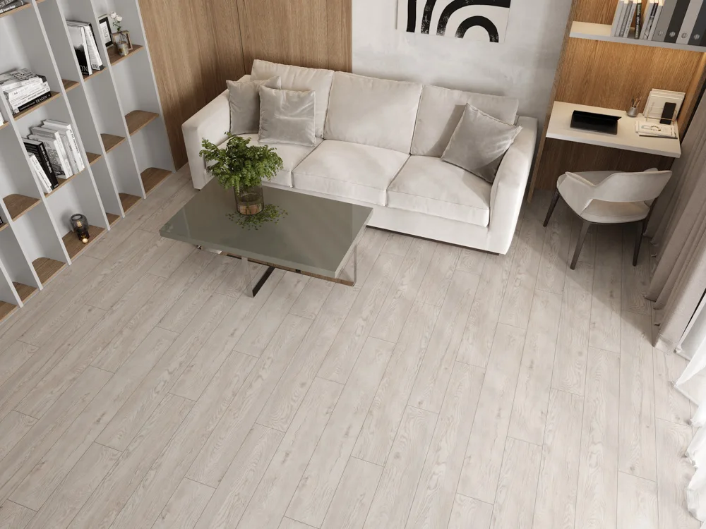Кварцвиниловый SPC ламинат Cronafloor Grand Sequoia Дуб Каменный 1200×180×5