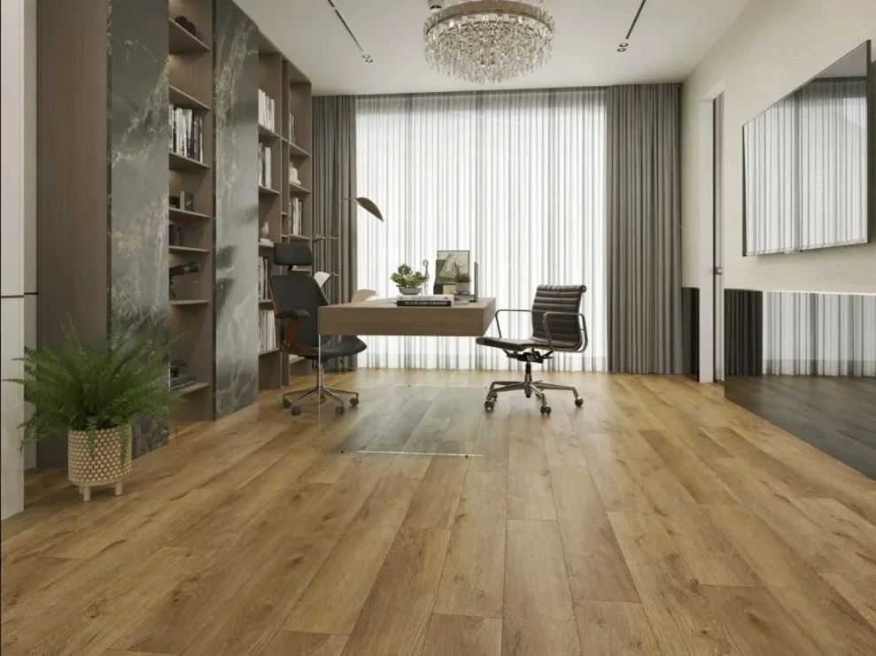 Кварцвиниловая плитка Alpine Floor клеевая Easy Line Дуб Цейлонский ЕСО 3-30 1219,2×184,15×3