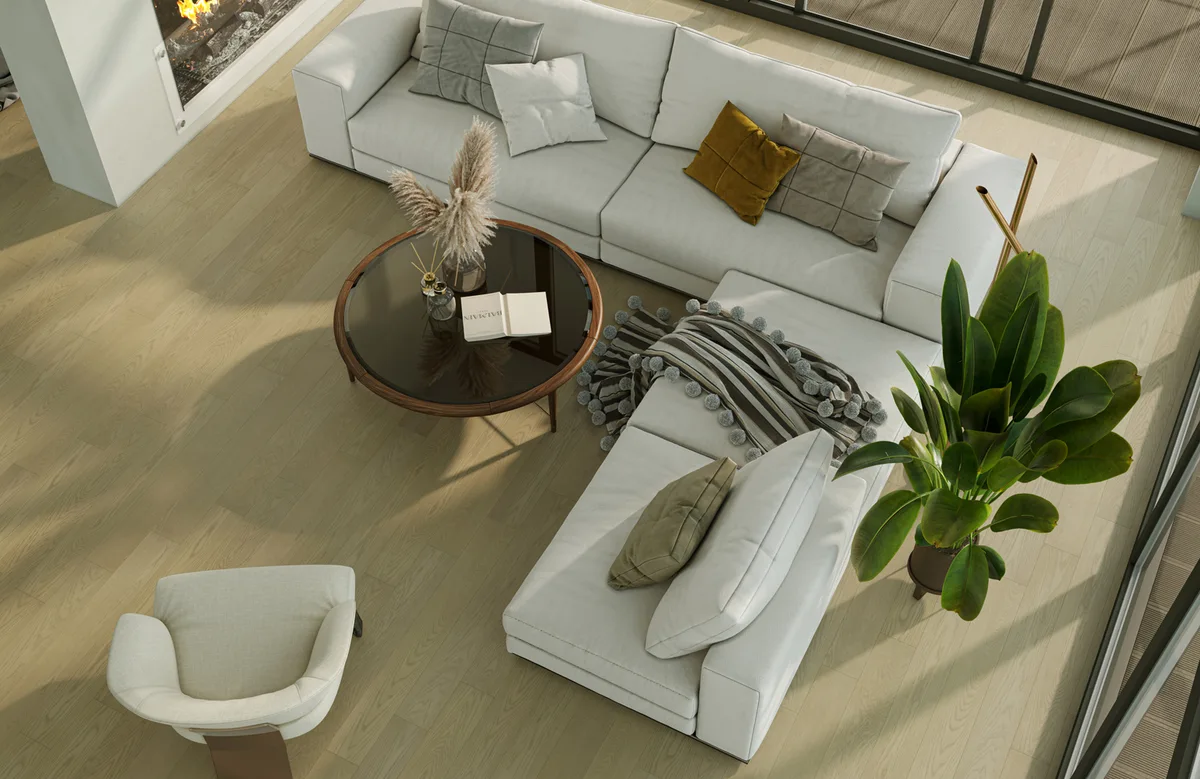 Композитная паркетная доска Quartz Parquet Классик Дуб карельский 419 400-1220×152×5