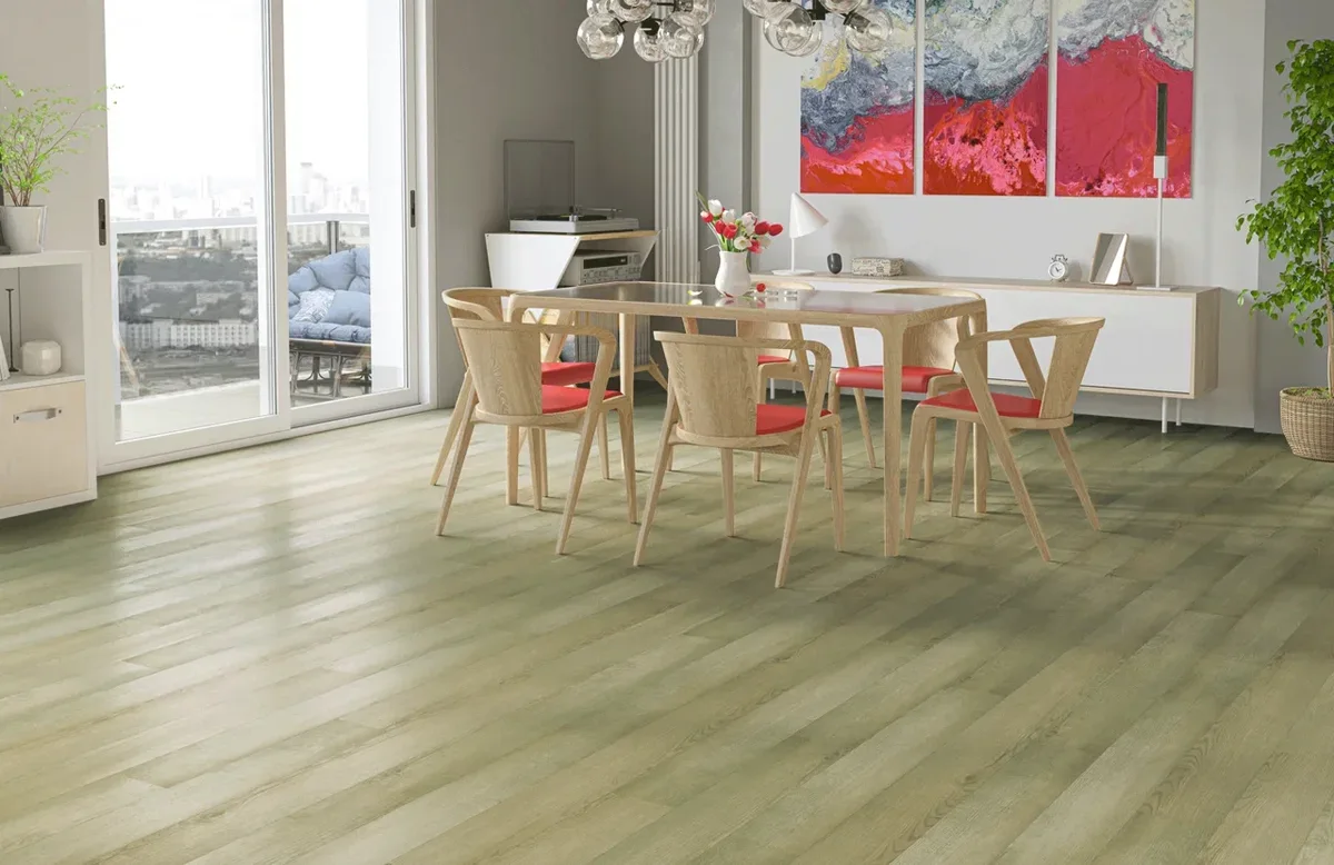 Кварцвиниловый SPC ламинат Home Expert Natural Дуб Канадский лес 62W930 1220×150×3,5