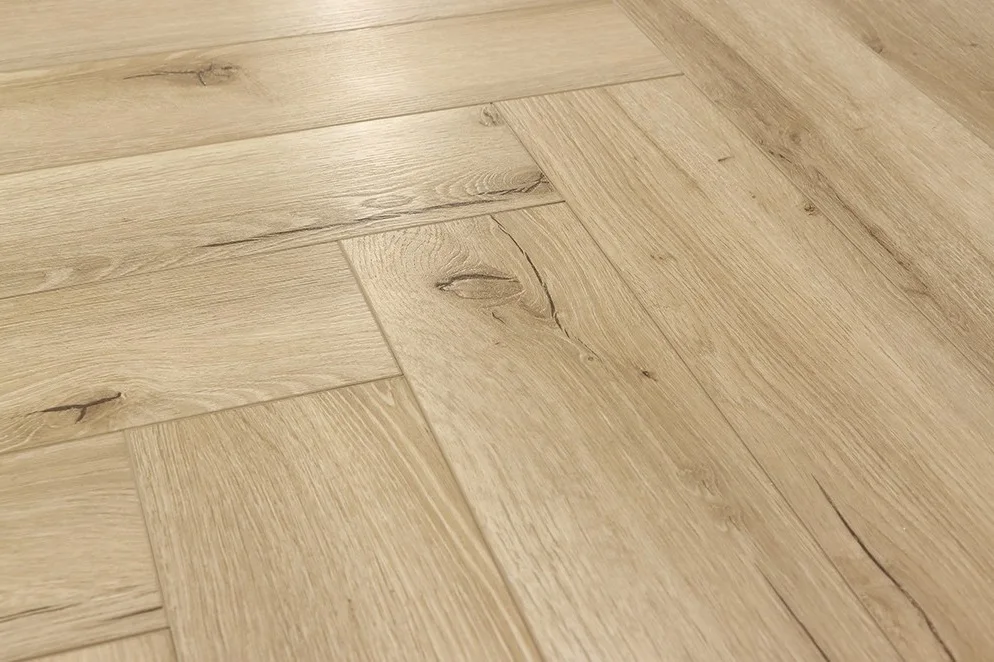 Кварцвиниловый SPC ламинат Cronafloor Herringbone 2.0 Дуб Кан H011 венгерская елка 640×128×4,5