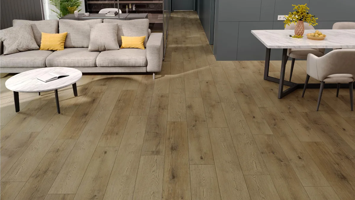 Кварцвиниловый SPC ламинат Alpine Floor Premium 12 Дуб Альто ECO 24-1 1524×228×12