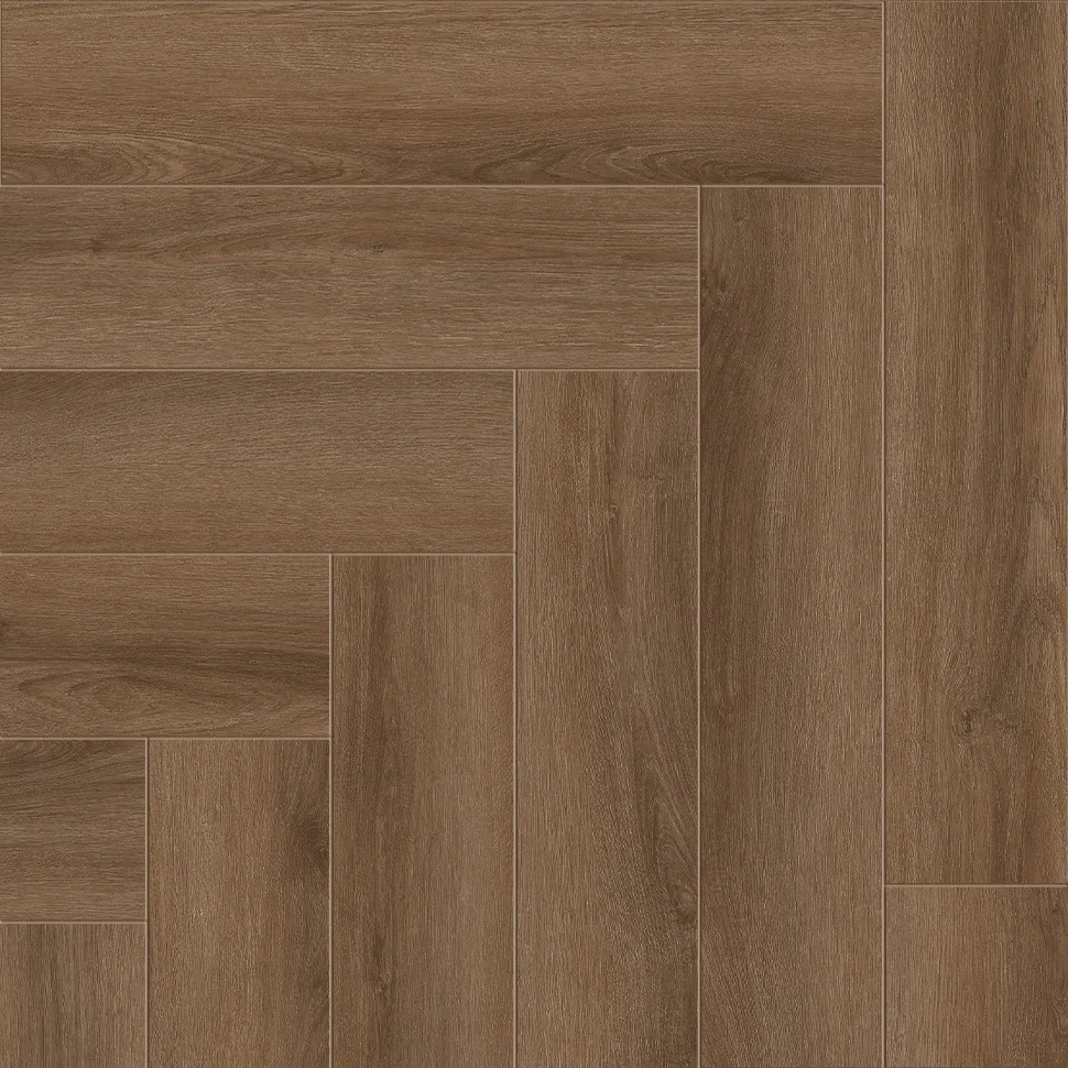 Кварцвиниловая плитка Norland клеевая Parquet S LVT Ladoga 1056-6 венгерская елка 590×118×2,5