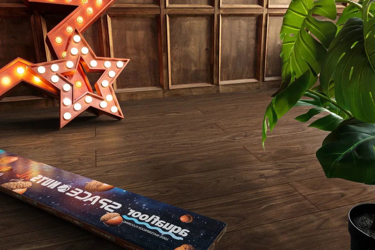 Кварцвиниловый SPC ламинат Aquafloor Space Nuts XL AF4078NXL 1520×220×4